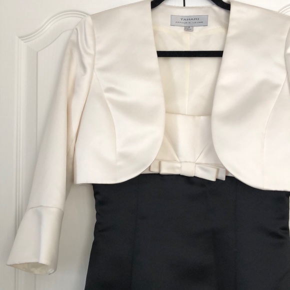 Tahari Formal Dress Set w/ Bolero - Picture 2 of 8